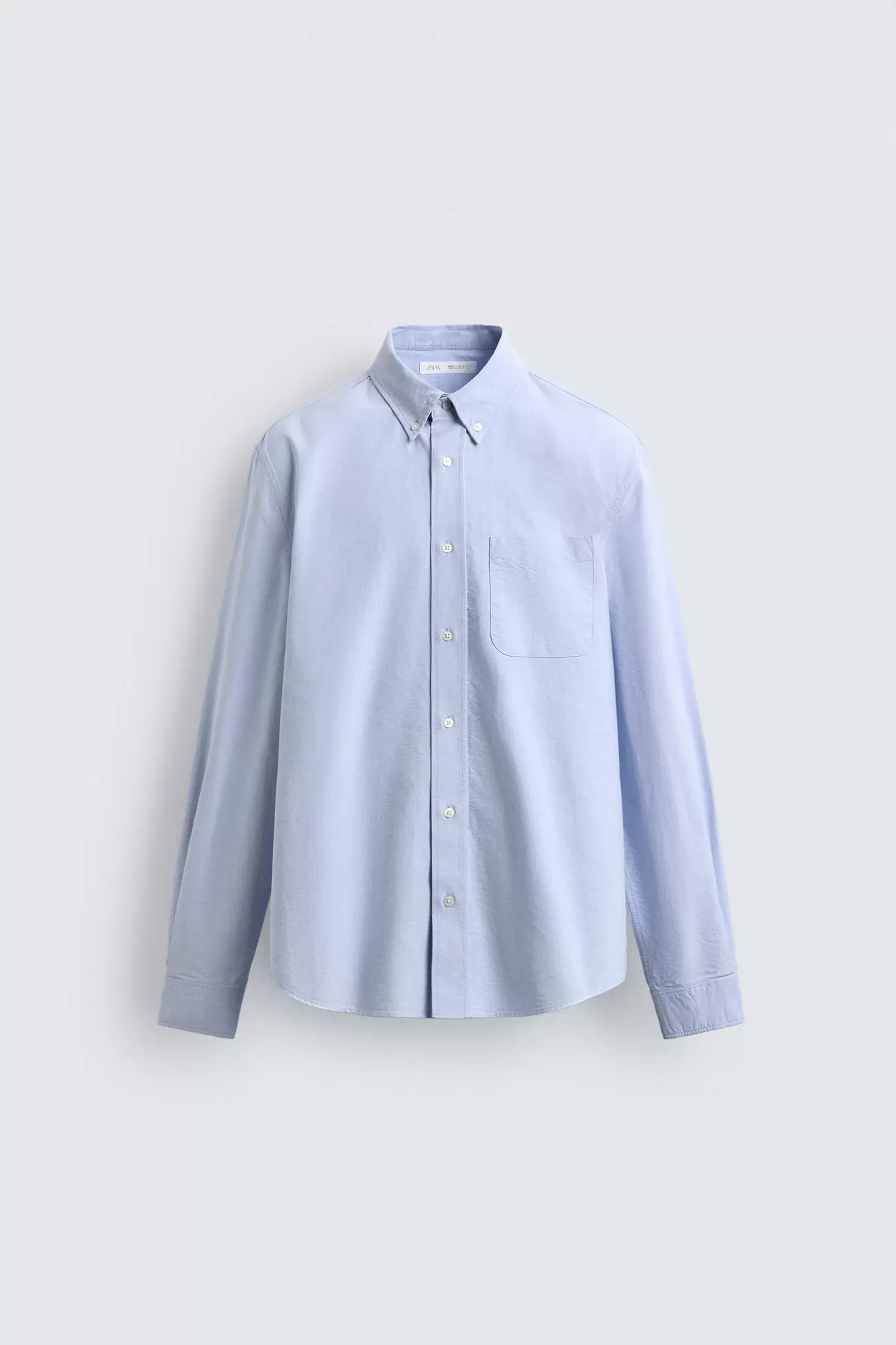 OXFORD OVERHEMD MET STRUCTUUR