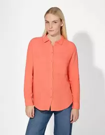 Blouse - Effen - lichtrood