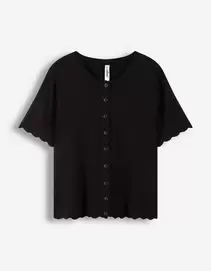 Vest - Effen - zwart