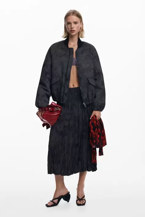 Geborduurde bomberjack