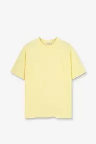 Lichtgeel boxy T-shirt