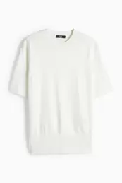 Gebreide trui - korte mouwen