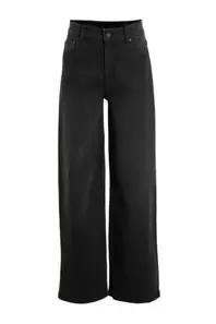 Wide Leg Jeans Dominique Donker Grijs