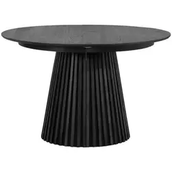 Eettafel Irene - zwart - uitschuifbaar
