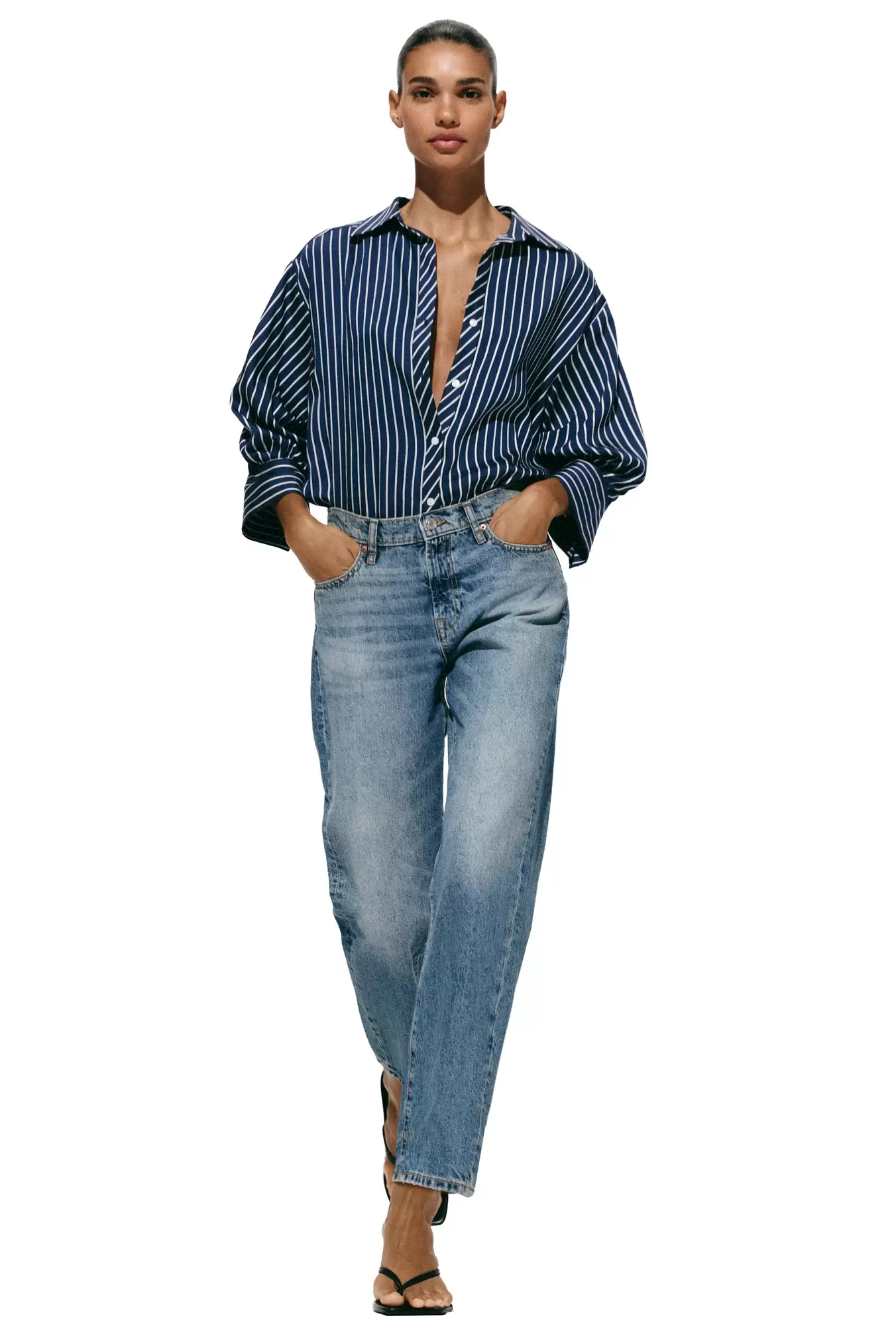 JEANS Z1975 CROPPED MID-RISE