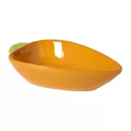 Schaaltje wortel - oranje - 4.4x11x17.9 cm