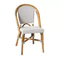 Bistrostoel Paris - zwart/wit - 87x57x48 cm