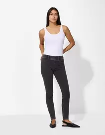 Jeans - Effen - grijs