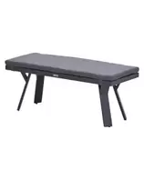 Senja sportbank 110x40xH45 cm - mystic grey