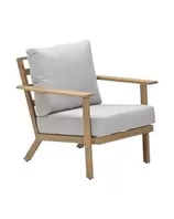 Ariana loungestoel - light teak look