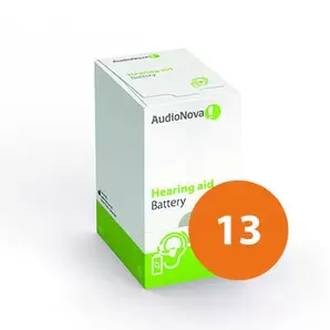 AudioNova - hoortoestel batterijen maat 13 (60 stuks)