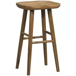 Barkruk Wout - teakhout