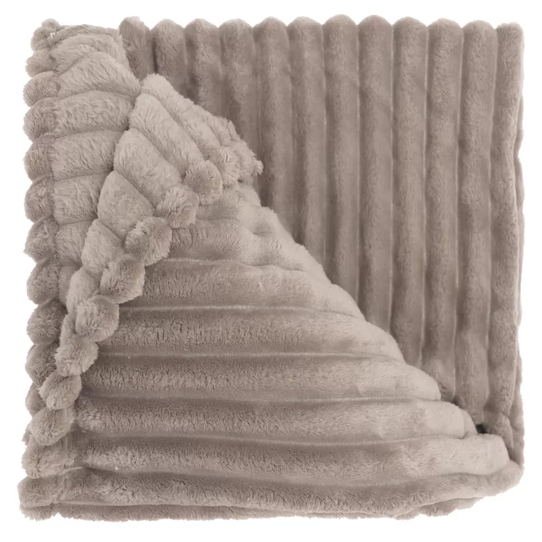 Unique Living Plaid Lex Taupe - 150x200 cm