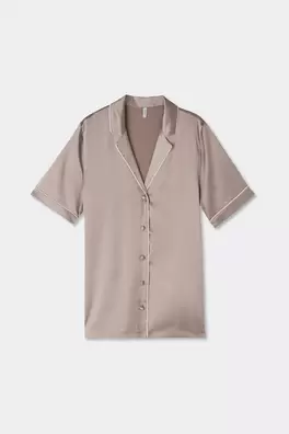 Short-Sleeved Men’s Style Silk Shirt