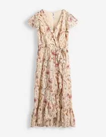 Jurk - Print all-over - wit