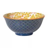 Schaaltje Anouk groot - blauw/geel - ø15.5x7 cm