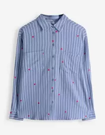 Blouse - Print all-over - blauw