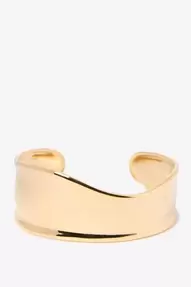 Gold plated bangle armband