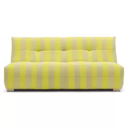 Buiten 2,5-zitsbank Flynn bold stripe geel