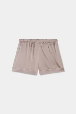 Trimmed Silk Shorts