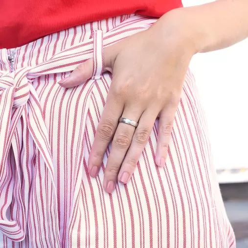 Gerecycled stalen vriendschapsring bangkok dames&heren