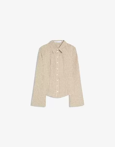 Getailleerd overhemd met flared mouwen