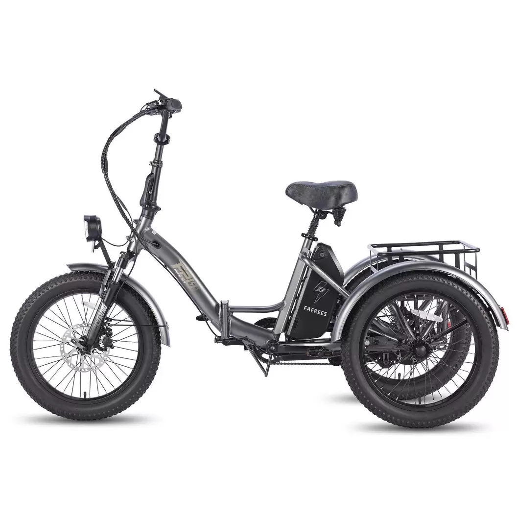 FAFREES F20 Mate elektrische fiets 500W 48V18.2AH schijfrem grijs