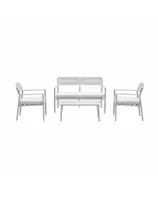 Joss loungeset 4-delig - taupe