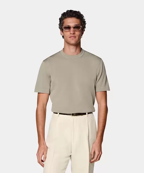 Green Short Sleeve Crewneck