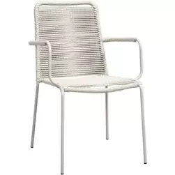 Stapelstoel Isola - metaal/rope zand - 85x53x64 cm