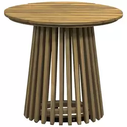 Bijzettafel Saône - acacia - 45xØ50 cm