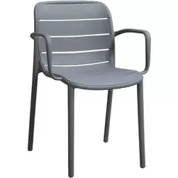 Stapelstoel Nice - kunststof/antraciet