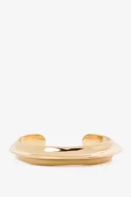 Gold plated bangle armband small