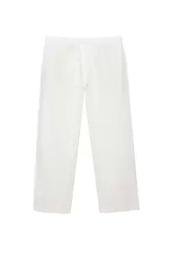 Joggingbroek van linnenmix