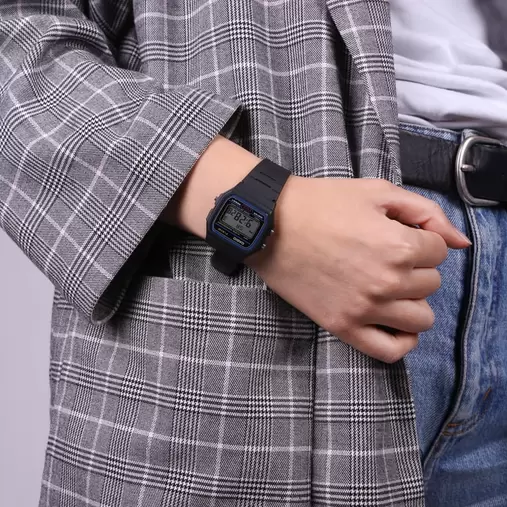 Casio Retro Digitaal Horloge Zwart F-91W-1YEG