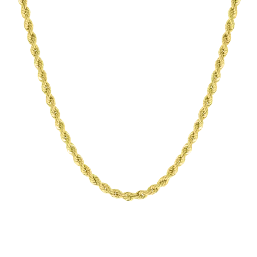 14 karaat gouden ketting koordschakel voor dames