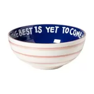 Schaaltje streep - roze - ø16.5x6 cm - Happy at Home by Sanny