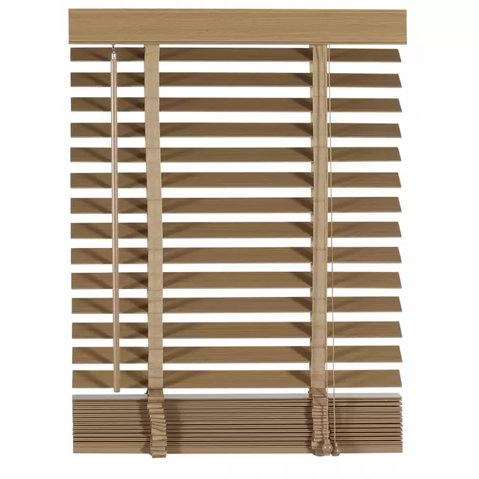 Houten Jaloezie Naturel - 80x210 cm