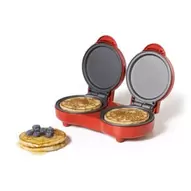 Dubbele pannenkoekenmaker - rood - 1100 watt