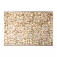 Buitenkleed cirkels - geel/oranje - 160x230 cm