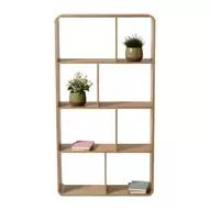 Vakkenkast Lennon 8 vakken - bruin - 140x75x25 cm