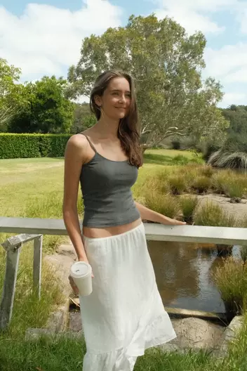 Product Name:Skylar Eyelet Tank