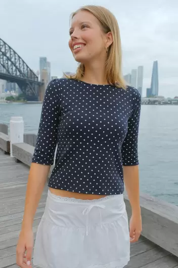 Product Name:Jennie Polka Dots Top