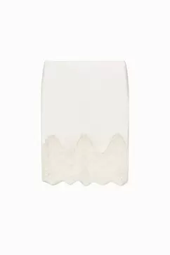 Lingerie-look midirok