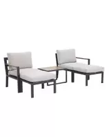 Cinto balkon set 5-delig - donker grijs