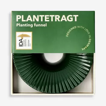 Terracotta avocado planting funnel