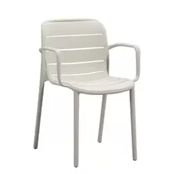 Stapelstoel Nice - kunststof/zand