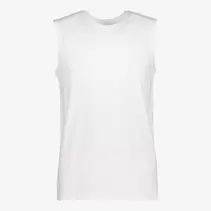 Unsigned heren singlet wit katoen