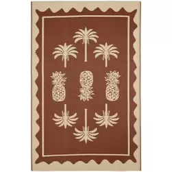 Buitenkleed Palmiera - terra/off-white - 120x180 cm