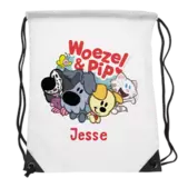 Woezel & Pip gymtas met eigen naam